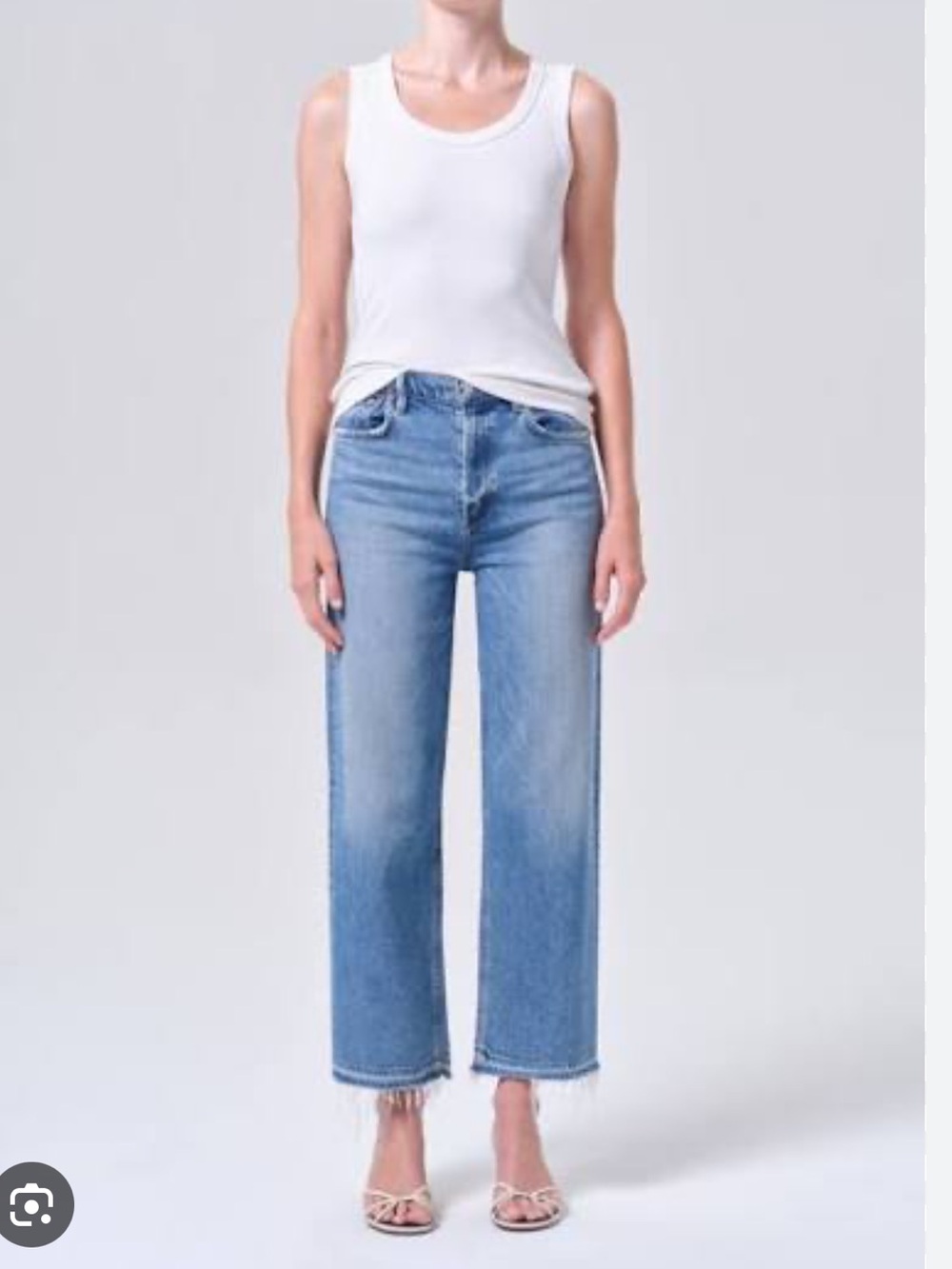 Agolde Ren Ankle Wide-Leg Jeans size 23